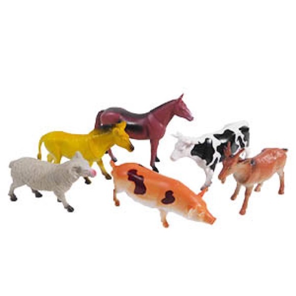 NWT Animal World Farm Play Set - 6 Piece Set - Picture 3 of 5